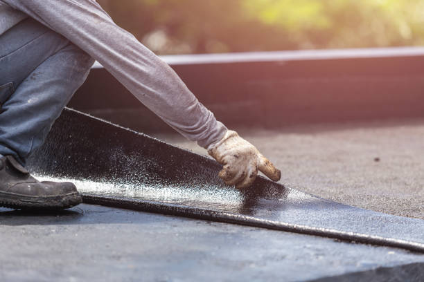 Professional Basement Waterproofing technician working in Hilltown, PA